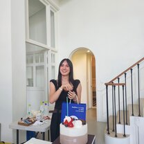 My last day at work, and my co workers surprised me with my Favorit products and a cake